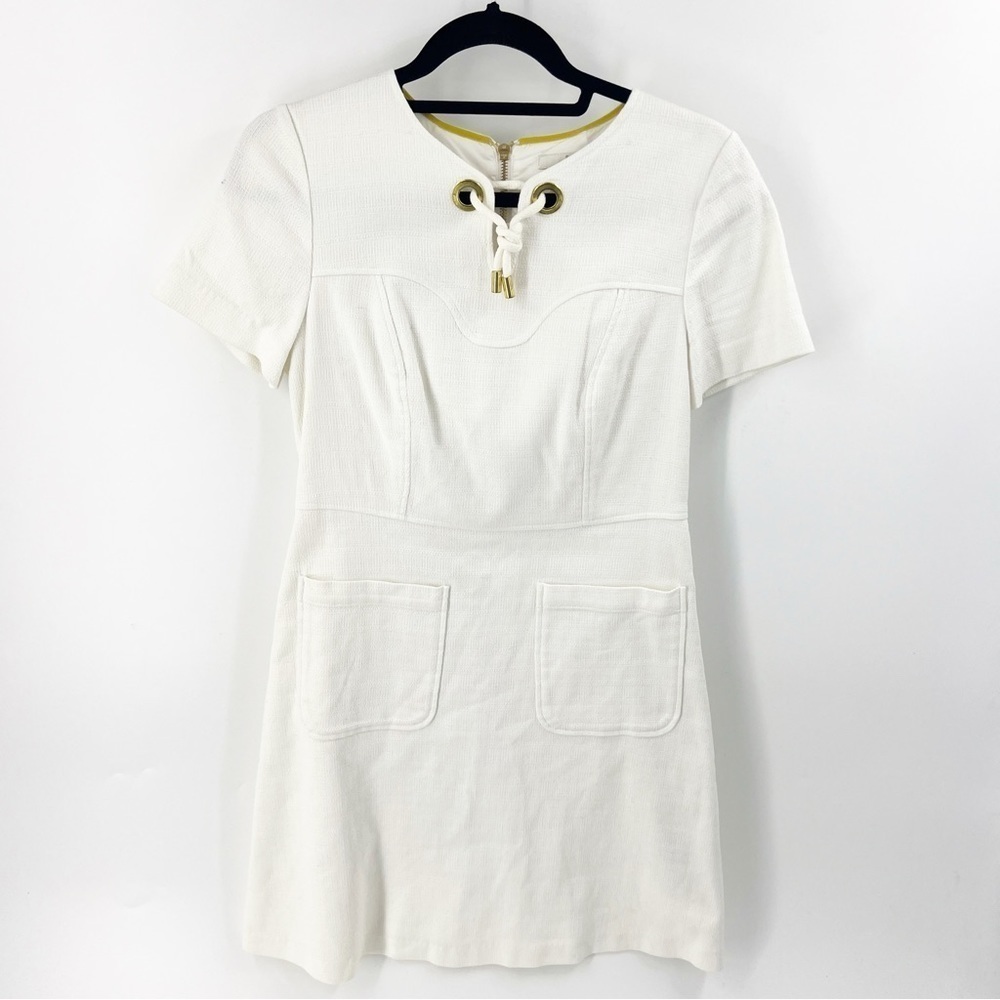 ✅ Boden Cream Ottoman Dress WW030 SIZE 6
